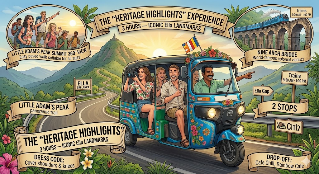 Little Adam's Peak and Nine Arch Bridge